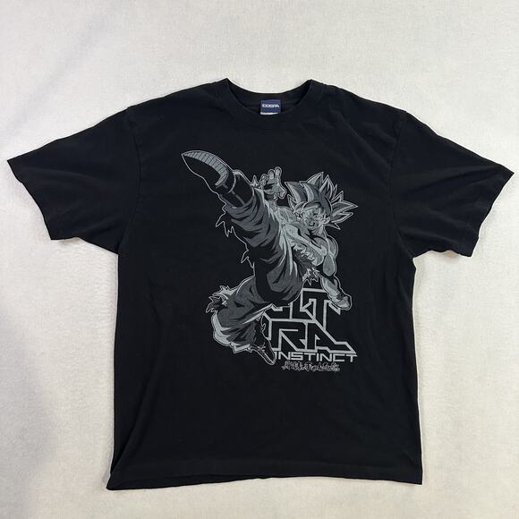 Dragon Ball Super Ultra Instinct Shirt Mens XL Black Goku Cospa Anime Tee Japan - Picture 1 of 10